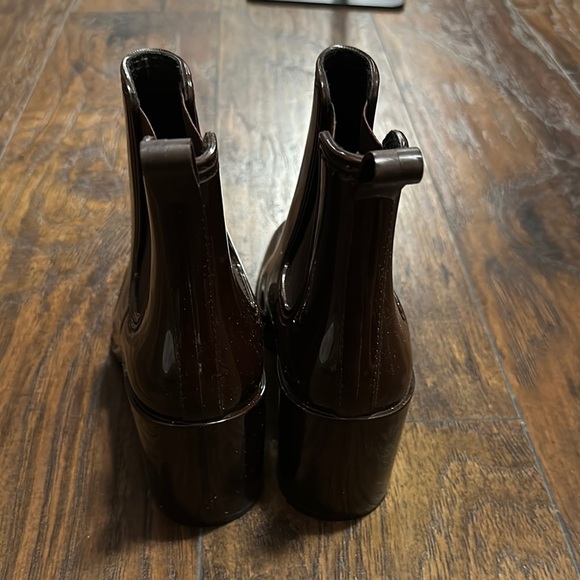 NWOB Jeffery Campbell Women's Ankle Block Heeled Rain Boots - Picture 8 of 11